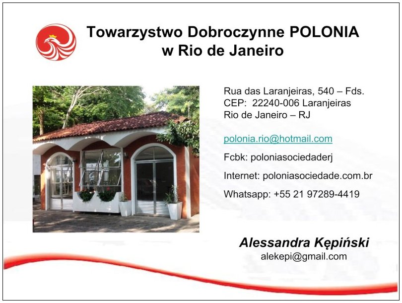 Kepinski Alessandra: Towarzystwa Dobroczynne Polonia